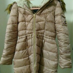 EUC Jessica Simpson Rosegold Coat
